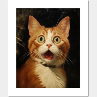 Shocked Cat IV Posters and Art